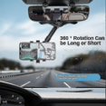 thumbnail image 1 of 360 Rearview Mirror Phone Holder For Car Mount Phone And Gps Holder Universal Rotating Adjustable Telescopic Car Phone Holder A (ruipei), 1 of 3