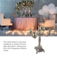 thumbnail image 4 of European Style Retro Candelabra Metal Arms Candlestick Holder Romantic Candle Holder Decoration Perfect For Wedding Metal Arms Candelabra European  Decorative Candle, 4 of 8