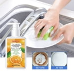 SUTENGDA Fruit & Lave-vaisselle pour légumes Liquide - 150ml Dégraissage puissant & Formule de nettoyage Extraits naturels de plantes Nourriture-Grade sans danger pour la vaisselle Fruits légumes & Bouteilles pour bébés Multipur