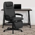 thumbnail image 2 of Scranton & Co Chaise de Bureau Inclinable en Cuir Dossier Haut Noir, 2 of 7
