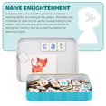 thumbnail image 3 of YOPTOP Wooden Magnetic Letters and Numbers for Kids - 141 ABC Alphabet Magnets for Preschool Toddlers - Letter Magnets with Storage Box - Educational Fridge Magnets for Kids, 3 of 7