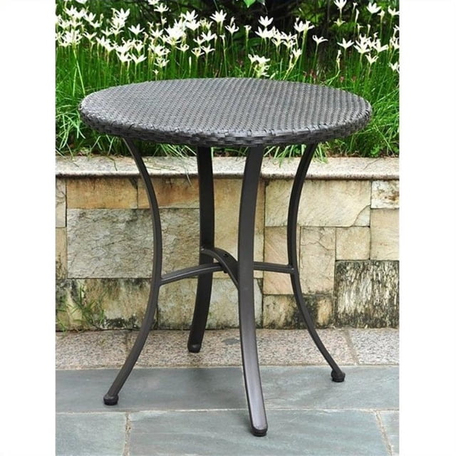 Pemberly Row Table Bistro de Patio en Noir Antique