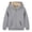 Grey, variant on Splozh Boys Girls Plain Hoodies Children Comfortable Fleece Sweater Jacket Fashionable Solid Color Hooded Fleece Sweater Jacket Grey,3-4 Years