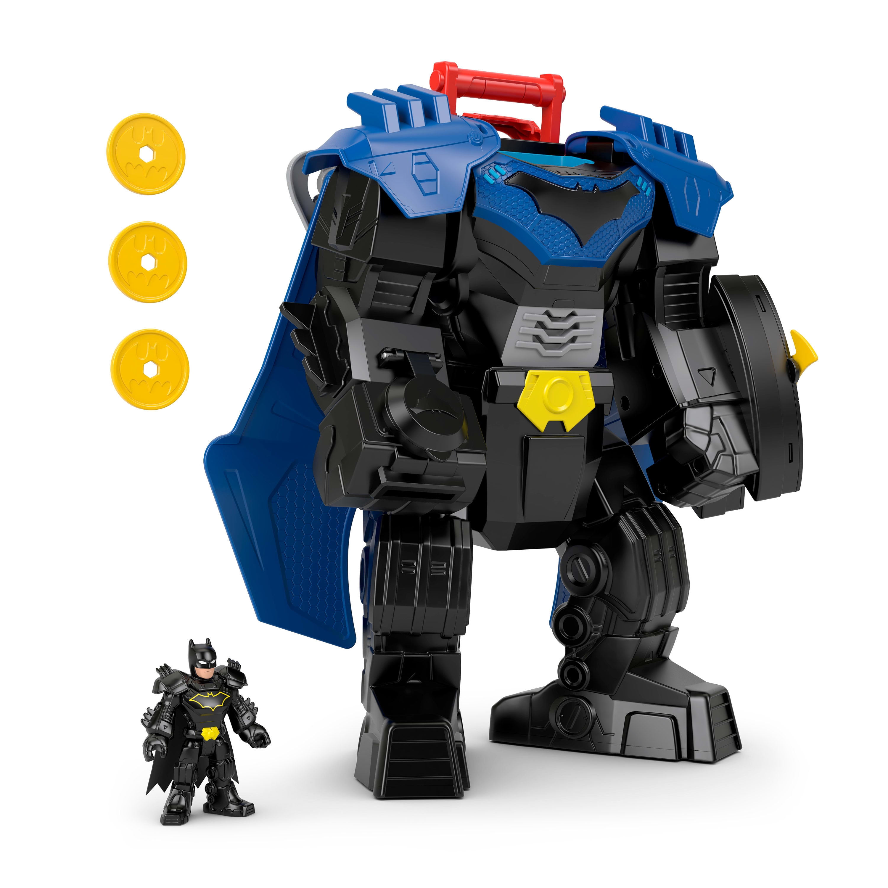 Fisher-Price Imaginext DC Super Friends Batman Flight Mech Toy with Lights, Sounds & Action Figure