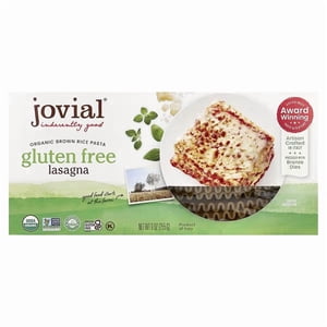 Jovial, Organic Pâtes de riz brun, Lasagne, 9 oz (255 g)