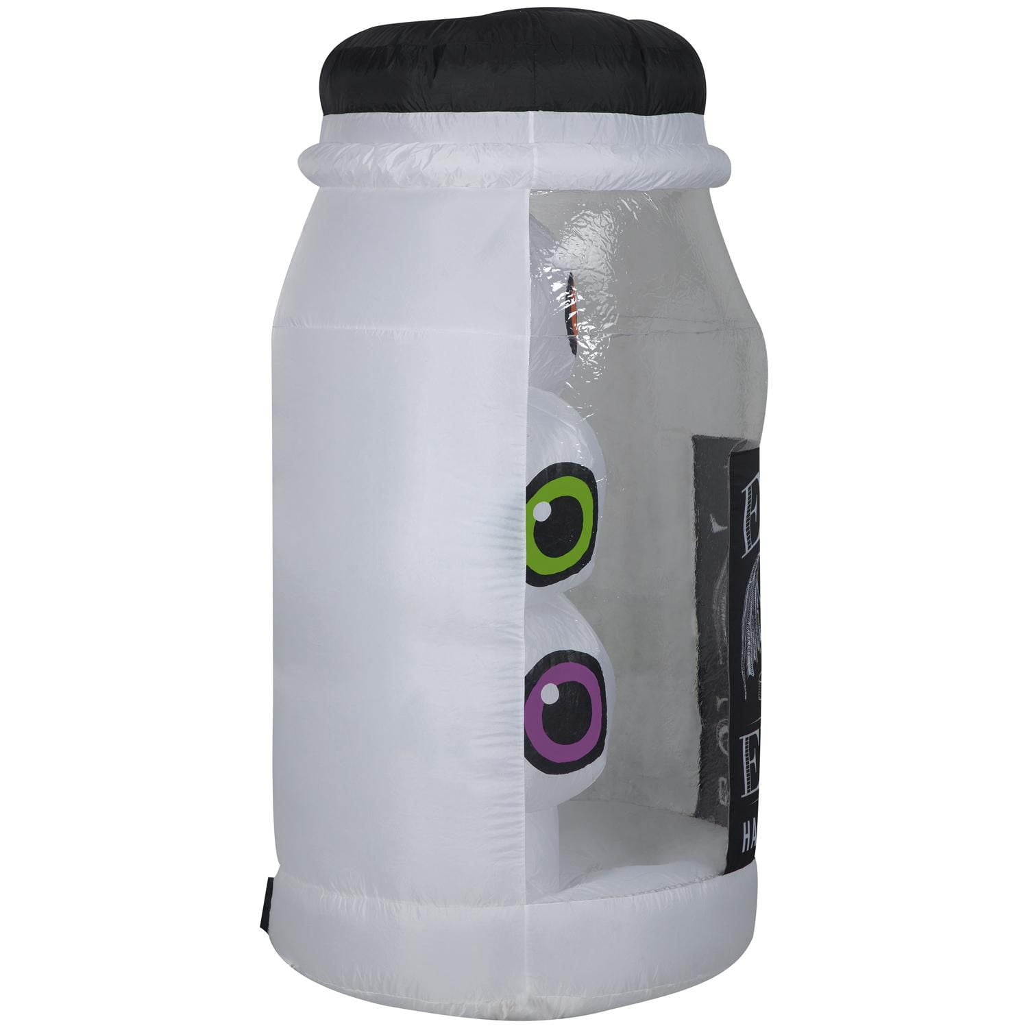 Halloween Inflatable Jar of Evil Eyes with Flashing Lights