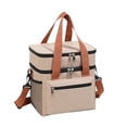 thumbnail image 2 of Insulating Lunch Bag With Waterproof Double Layer For Bento Milk Bottle And Meal Boxes Cooler Bag, 2 of 6