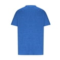 thumbnail image 4 of AherBiu Womens Tops Basic Solid Color Casual Crewneck Short Sleeve Loose Fitting Comfy Tops Tees Shirts, 4 of 4