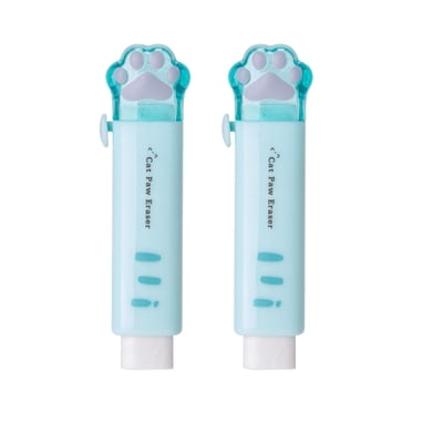 Amzcrzy Office and Stationery, Office Desk Accessories, Office Supplies, School Accessories Cute Rubber Pencil Eraser Pupils Office Stationery cat paw eraser
