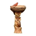 thumbnail image 1 of Antique Resin Garden Birdbath Ornament Style Outdoor Yard Desktop, 1 of 7