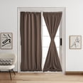thumbnail image 2 of Rbaofujie High-Precision Solid Color French Door Window Curtains Rod-Pocket Design for Sliding Ideal for Window and Doors, 2 of 8