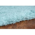 thumbnail image 2 of New Flokati 1400gr 2'4" x 8'6" Runner, Pastel Blue, 2 of 5