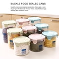 thumbnail image 4 of Airtight Glass Food Storage Containers Food Storage Containers Airtight Cans Plastic Storage Boxes Stackable Food Storage Boxes Kitchen Refrigerator Storage Tanks, 4 of 8
