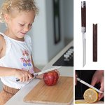 Sharp Couteau de fruits multifonctionnel – Aiguisseur de couteau & Cutter de parcelle pour cuisine & Voie quotidienne