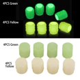 thumbnail image 1 of Bgsha 8pcs Universal Fluorescent Luminous Tire Valve Stem Covers Car Tire Valve Cap, 1 of 9