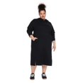 thumbnail image 1 of George Women's Plus Hooded Fleece Midi Dress, 1 of 6