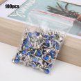 thumbnail image 4 of B Acrylic Diamond 8mm Decorative DIY Stud Clothing Accessory 8mm Silver Edge CrystalDeep Blue, 4 of 9