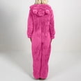 thumbnail image 4 of LSLJS Combinaison Pyjama à Capuche à Manches Longues pour Femmes, Décontractée, Chaude pour l'Hiver, Tenue de Nuit, 4 of 6