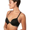 thumbnail image 1 of Maidenform Womens Pure Genius T-Back Bra with Lace, 40B, BlackEiffel Gray, 1 of 1