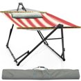 thumbnail image 1 of Tranquillo Unity Adjustable Hammock Stand, 800 lbs Capacity Steel Double Hammock Stand for 2 Persons, Premium Pre-Assembled Stand for Indoor Outdoor, Maple Leaf, 1 of 10