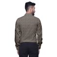 thumbnail image 4 of BESTMAN Formal Shirts For Men Slim Fit Printed Full Sleeve Shirts For Men, 4 of 5