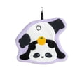 thumbnail image 1 of Kitchen Hand Towels 8.6 in x 7.8 in Black Polyester Absorbent Drying Towel with Cute Panda Design Hangable for Holiday Gift, 1 of 6