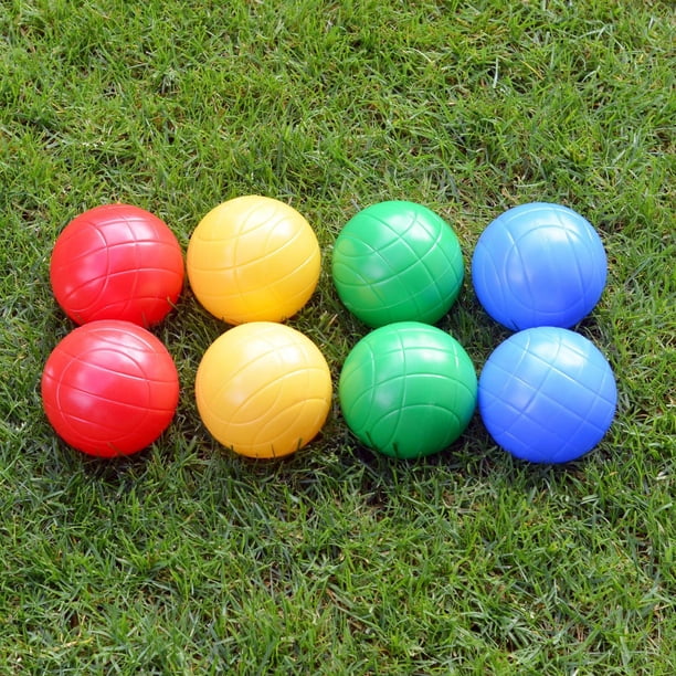 Swiftflyte Advanced 90 mm Plastic Bocce Ball Set, 8 Balls with
