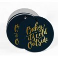 thumbnail image 2 of Inkdotpot Gold Foil Paper Hang Tags Baby It's Cold Outside Baby Shower Favor Tags 50 Pieces, 2 of 6