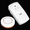 thumbnail image 1 of Durable Wireless Socket, Stable Convenient Remote Control Outlet, For Home Appliance Office Orange Remote Control US Plug 250V, 1 of 8