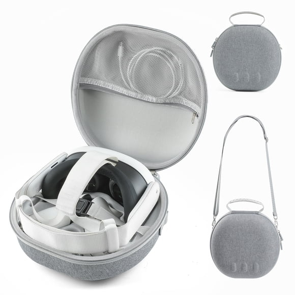 JYS Étui Rigide de Transport pour Meta Quest 3 - Sac de Rangement Tout-en-un pour Casque VR et Manette, Pochette de Voyage Antichoc Anti-Rayures avec Compartiments pour Accessoires