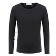 thumbnail image 1 of KIHOUT Spring Winter Womens Tops Plush Heating Loose Long Sleeve Round Neck Blouse Casual Solid Color Tops Blouse, 1 of 8