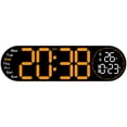 thumbnail image 4 of TACILIP Digital Clock, 17.3-inch Living Room Wall Clock with Multifunctional LED Electronic Clock Large Size Alarm Clock Temperature and Humidity Clock, Gifts for Women, 4 of 5