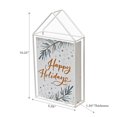 thumbnail image 2 of Christmas Metal Framed House Joyeuses Fêtes, 2 of 3