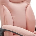 thumbnail image 4 of Pemberly Row Contemporary Office Chair in Pink Microfiber Finish, 4 of 15