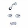 thumbnail image 3 of Central Brass 0997 Two Handle Tub & Shower Set - Polished Chrome, 3 of 3
