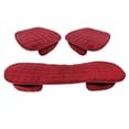 thumbnail image 4 of DYNWAVECA Universal Cover Cushion Front Rear Seat Cover Set, Car Breathable Seat Cover, Red, 4 of 10