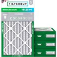 thumbnail image 1 of Filterbuy 16x25x4 Air Filter MERV 8 Dust Defense, HVAC AC Furnace Air Filters Replacement (4-Pack), 1 of 9