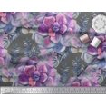 thumbnail image 3 of Soimoi Pink Cotton Poplin Fabric Line Geometric Printed Fabric 1 Yard 42 Inch Wide, 3 of 3