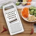 thumbnail image 4 of EGNMCR Cheese Graters Multi Functional Potato Shredder Shredder Radish Vegetable Shredder Cucumber Kitchen Tool Wiping plate, 4 of 4