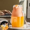thumbnail image 1 of PEONAVET Plastic Juicer Fruit Juicer Household Small Portable Multifunctional Juicer Cup Wireless Juicer Cup Portable Juicer, 1 of 6