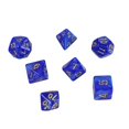 thumbnail image 2 of 7pc/Set Digital Game Dice Fun RPG Multi-Sided Resin Polyhedral Dice Polyhedral Sides Dices Sides Dices, 2 of 2