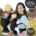 thumbnail image 3 of TwinGo Original Baby Carrier (Black Blue & Orange) - Fully Adjustable Tandem Carrier and Separates into 2 Single Carriers for Men Woman Twins and Babies 10-45 lbs, 3 of 5