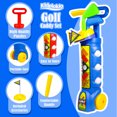 thumbnail image 2 of Kidplokio Toddler Indoor Toy Golf Caddy Set, Blue Ages 3 to 8, 2 of 7