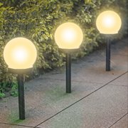 Solar Garden Decor Lights Outdoor Waterproof,Solar Powered Pathway Landscape Lighting,Solar Lights Outdoor Water Resitant LED Lighting Solar Powered Outdoor Lights Solar Garden Lights for Patio Yard