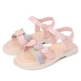 thumbnail image 1 of REDARER Girls' Rhinestone Princess Sandals Slingback with Ankle Strap, Bohemian Beach Shoes,for Size 5-5.5 Years, 1 of 9