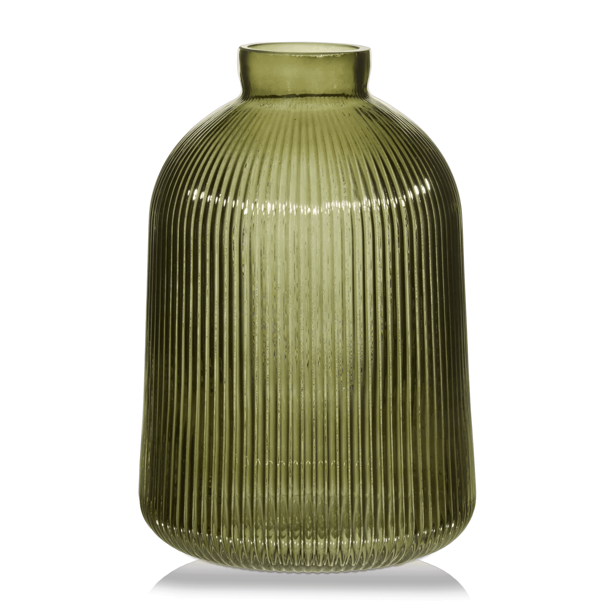 Vase en verre décoratif Bouclair vert