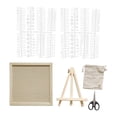 thumbnail image 4 of Tnarru Letter Board Desk Ornament, Changeable Message Board with Letters Numbers & Symbols for Restaurant Hotel Farmhouse Decor Khaki, 4 of 8