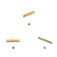 thumbnail image 4 of Écrou Supérieur de Guitare Basse Composant Universel d'Écrou Musical Instrument à Cordes Métal Rouleau Pièce de Rechange Composants 4 Cordes, 4 of 7
