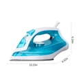 thumbnail image 3 of Steam Iron for Clothes - 2200W Fast Even Heat, Nonstick Soleplate, Anti-Drip & Spray Mist for Wrinkles, 3 of 9