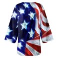 thumbnail image 4 of Nouveaux Hauts pour Femmes 2023 Mode Printemps Automne Imprimé Manches Longues Col Rond T-Shirt Décontracté Hauts Grande Taille Chemise à Manches Longues pour Femmes, 4 of 5